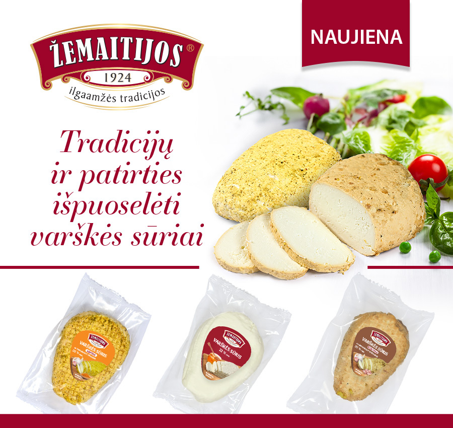 NAUJIENA! ŽEMAITIJOS VARŠKĖS SŪRIAI